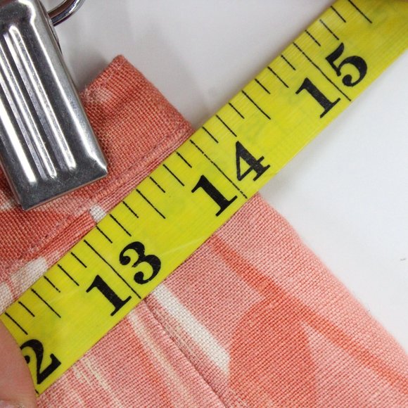 Vintage Bernard Holtzman Straight Skirt Womens Pink Floral Casual Retro Size 28 - Picture 6 of 7